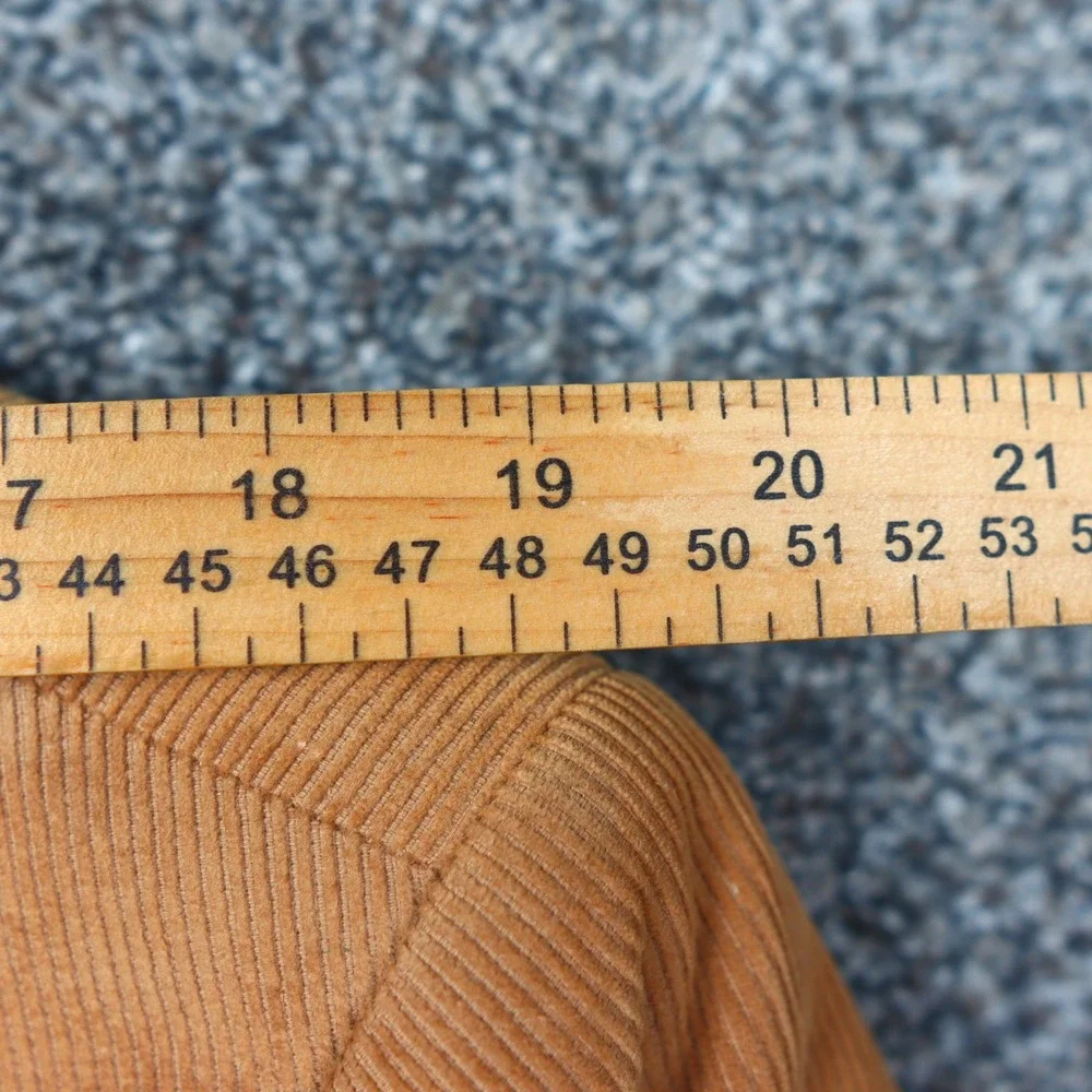 Circle S Mens Tan Corduroy Western Blazer Sport Coat Elbow Patches 44R Vintage